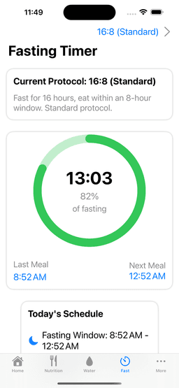 Fasting Timer Preview