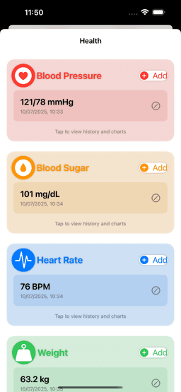 Health Monitoring Preview
